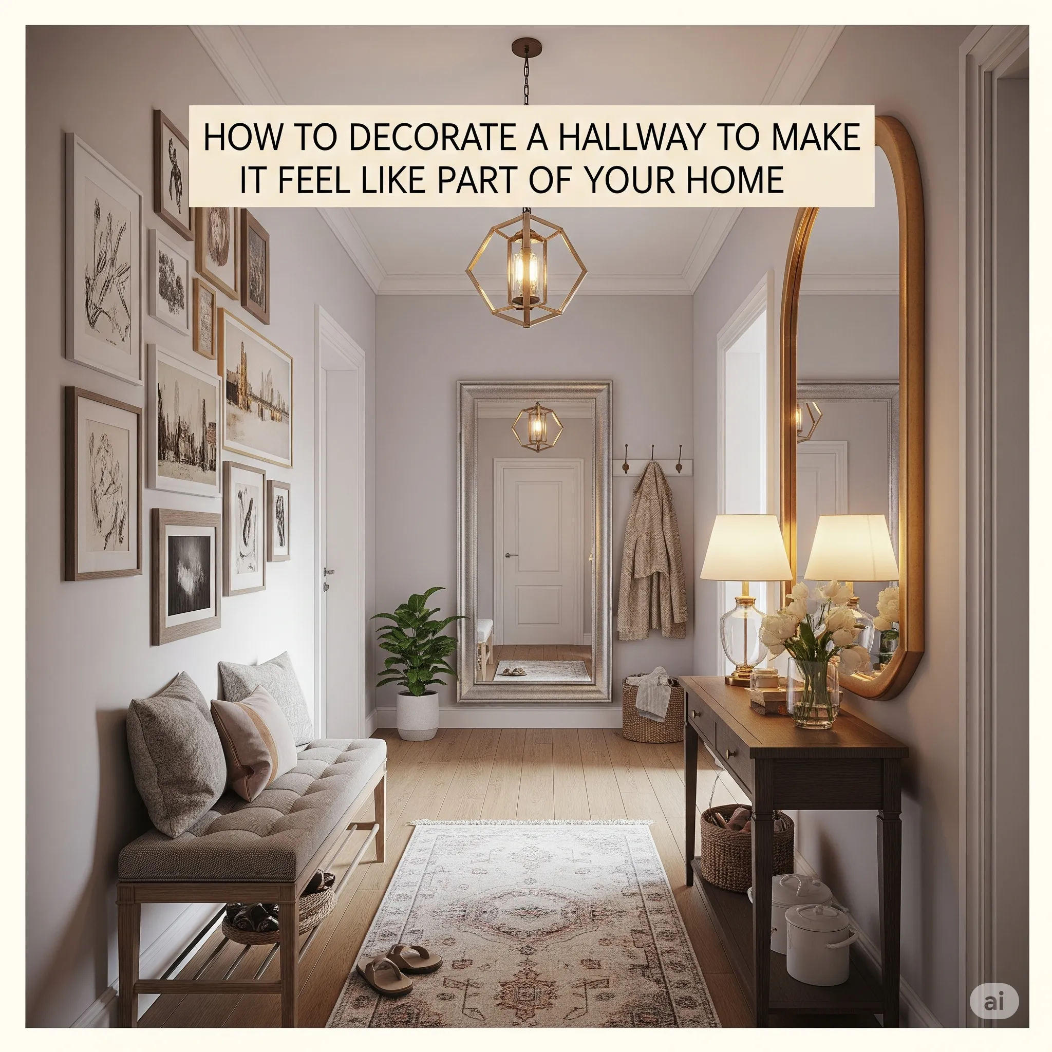 How to Decorate a Hallway to Make It Feel Like Part of Your Home
