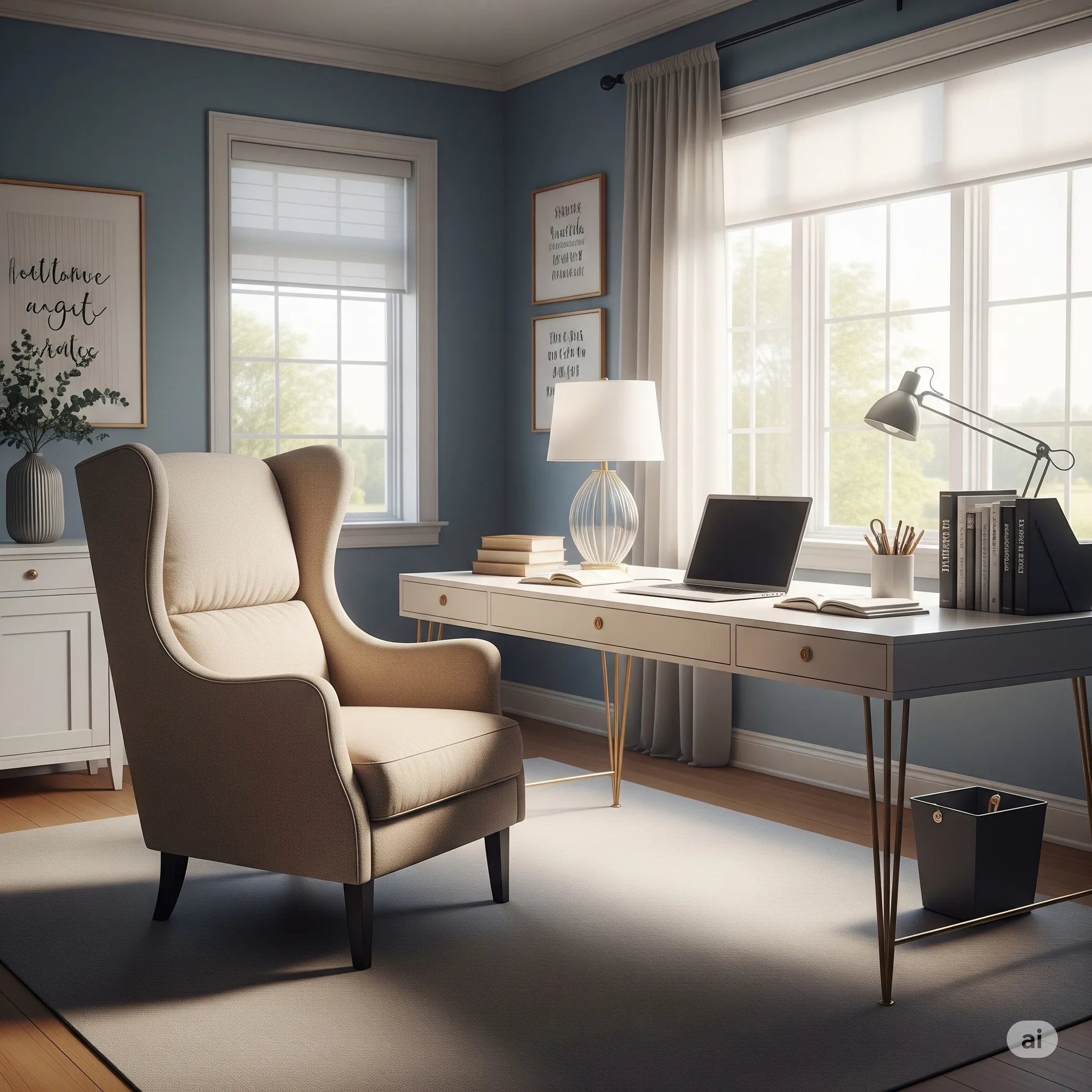 How to Decorate a Home Office That Boosts Productivity and Comfort