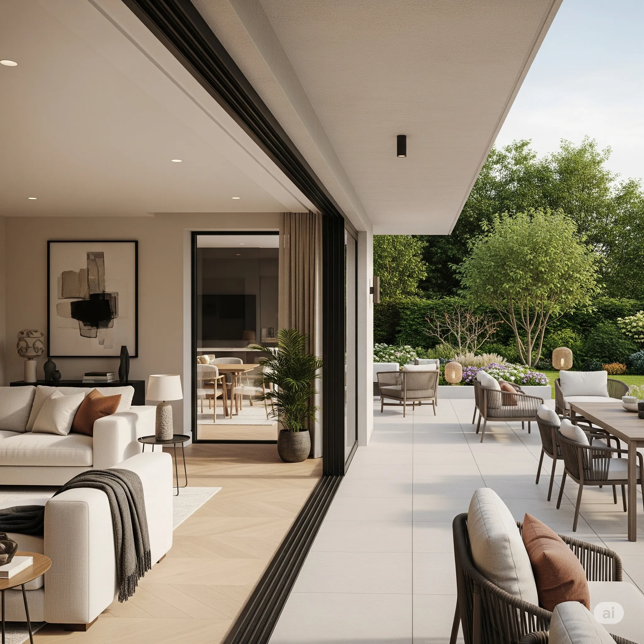 Seamless Transitions How Indoor-Outdoor Design Blurs Boundaries and Expands Your Living Space