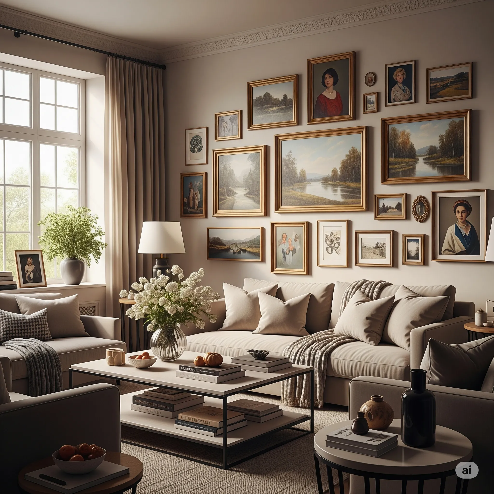 Your Walls, Your Canvas A Practical Guide to Creating a Captivating Home Art Gallery